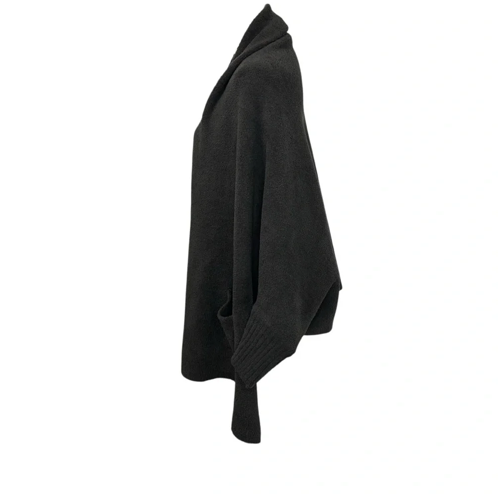 Barefoot Dreams Cozychic Womens Blanket Wrap One Size Carbon Gray - Picture 9 of 13